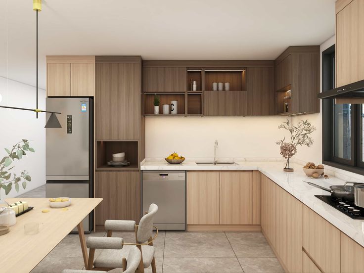 L-shaped Kitchen